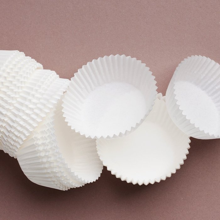 Formas de papel branco nº6 +/- 80 und