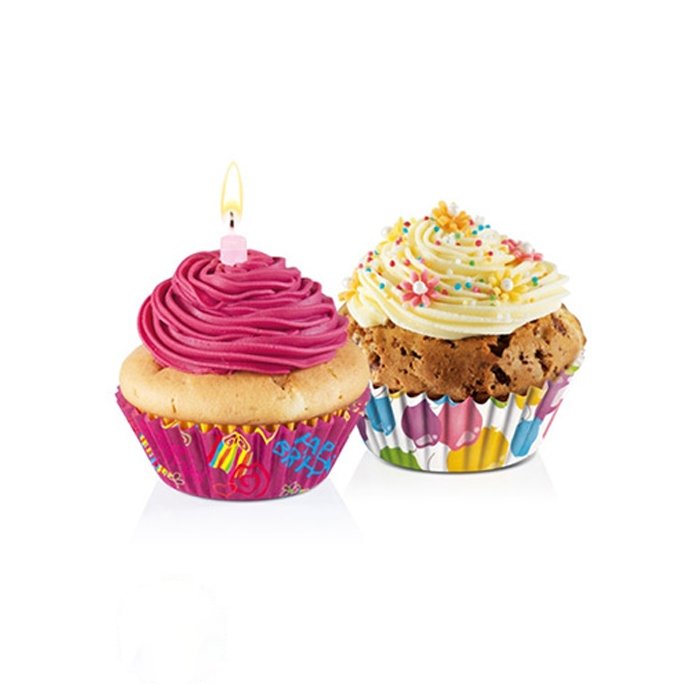 Formas Papel cupcakes Festa conj.60