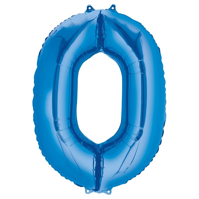 Balão Azul Escuro nº 0