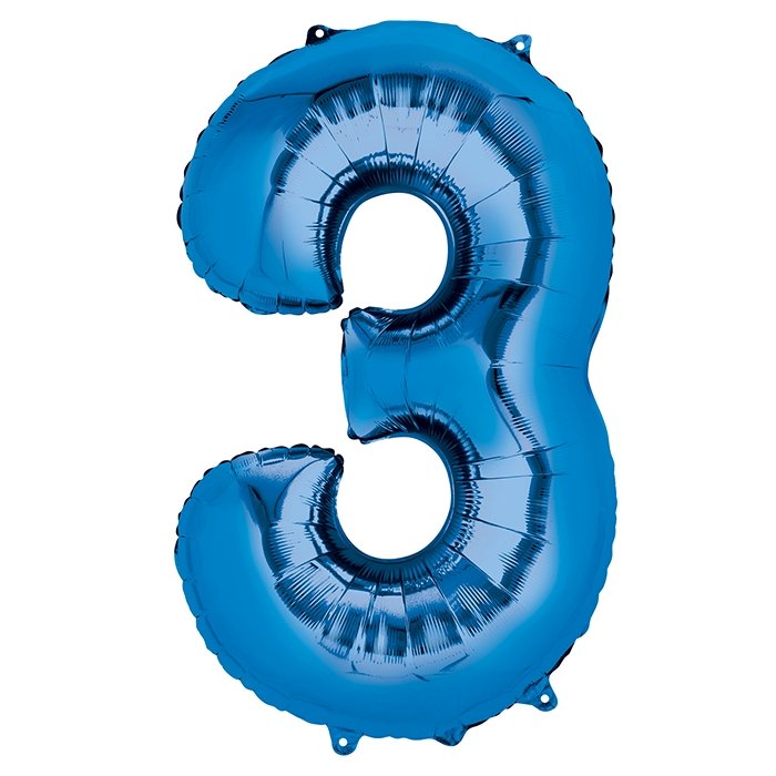 Balão Azul Escuro nº 3