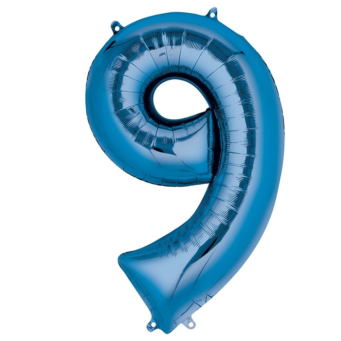 Balão Azul Escuro nº 9