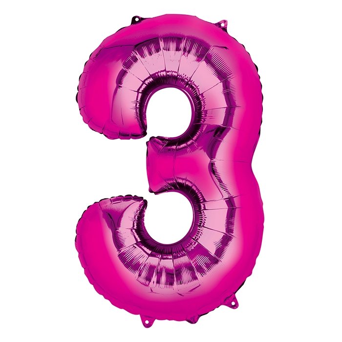 Balão Rosa Choque nº 3