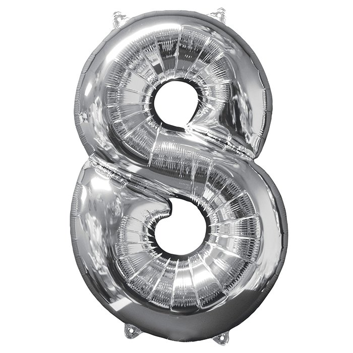 Balão Prateado nº 8