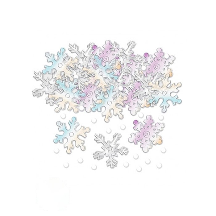 Confettis PVC Flocos Neve
