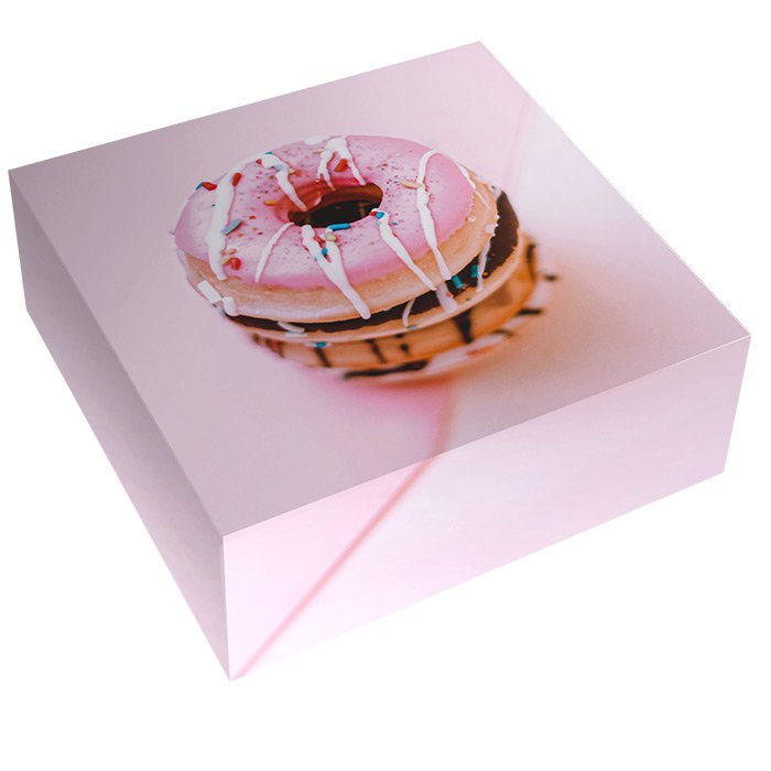 Caixa pastelaria decorada 13*12cm