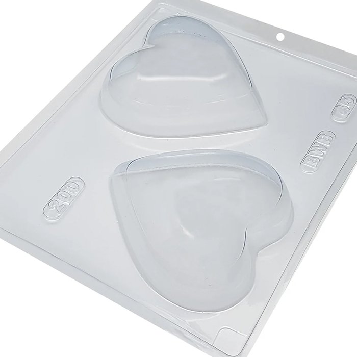 Molde especial 3 partes BWB Coração Liso