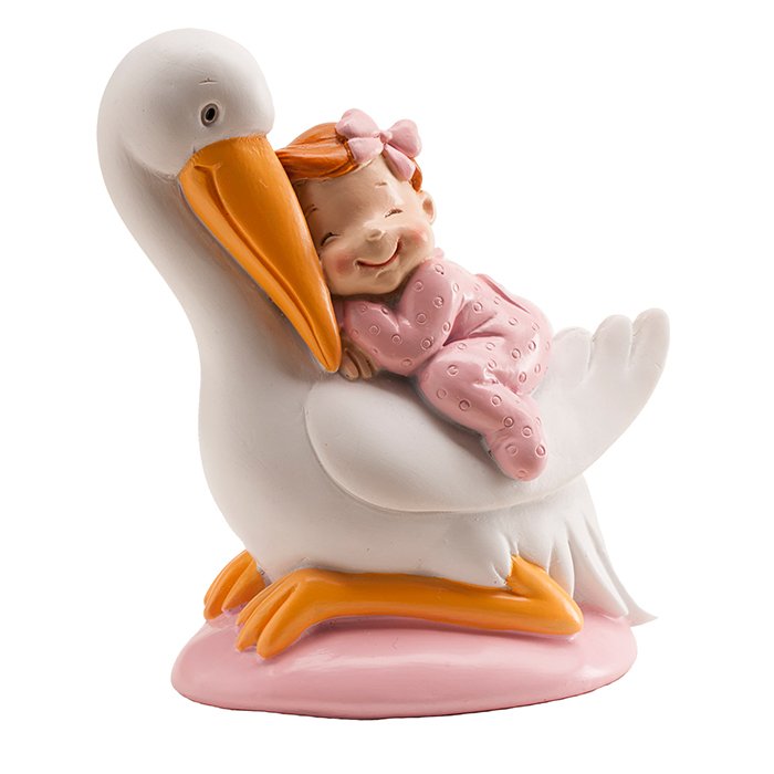 Cegonha Menina Dormir