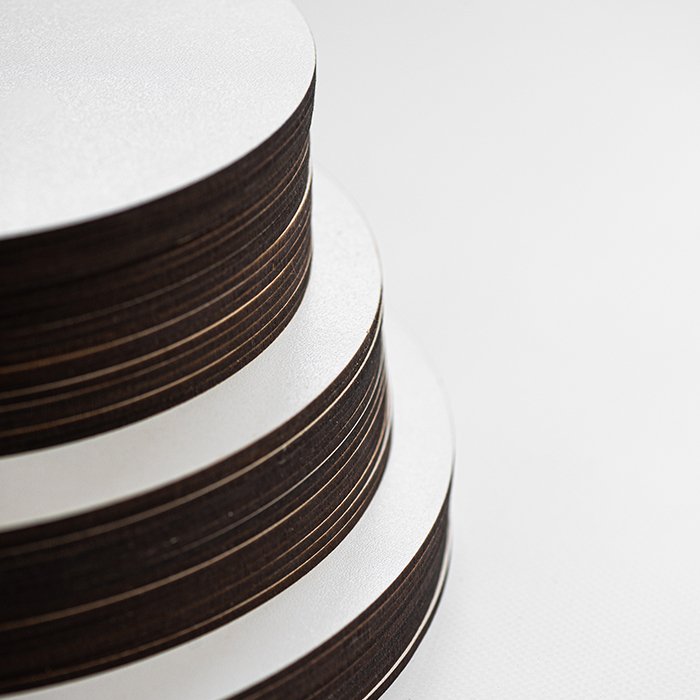 Disco MDF 30cm 5mm espessura