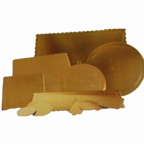 Base ouro forte liso 34x34 cm (imagem 1)