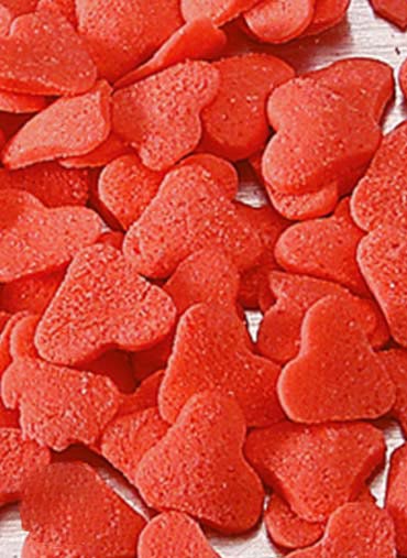 Confettis Corações Vermelhos 70gr